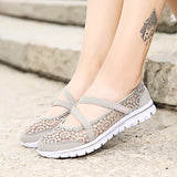 Mesh Flats 2021 Women Fashion Breathable Vulcanized Women's Light Ladies Sneakers Female Walking Shoes Plus Size