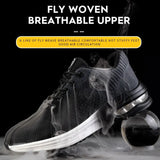 Men Safety Shoes Work Sneakers Steel Toe Shoes Women Work Boots Anti-puncture Indestructible Man Sefety Boots Male