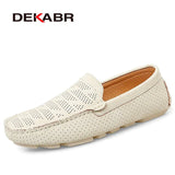 Plus Size 38~47 Men Loafers Fashion Summer Casual Shoes Classics Lightweight Men Driving Shoes Non-slip Flat