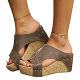 Breakj Slopes And Slippers Women Wear 2025 Summer New Women's Thick Bottom Fish Mouth