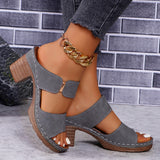 Breakj Thick High With Cool Slippers 2024 New Summer Large Size A Word With Slippers Fashion Slippers