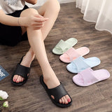 New Slippers Female Indoor Household Simple Bathroom Bath Non-Slip EVA Sole Sandals And Slippers Summer Men's Home