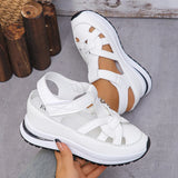 Breakj Size Sandals Spring 2025 New Slope O Rome Velcro Women's Shoes Platform Casual