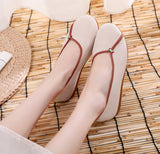 Breakj Shoes Cloth Shoes New Oxford Sole Walk Leisure Women's Shoes Pure Color Tea Clothing Single Shoes Mother