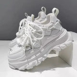 White Sneakers Women Fashion Thick Bottom Womens Platform Sneakers Spring Autumn Shoes Woman Casual Shoes Zapatos De