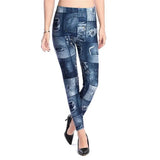 Fashion Women Hot Leggings Floral Print Fitness Leggins Sexy Legging High Waist Workout Leggin Elastic Pants Drop