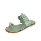 Large Size Sandals And Slippers For Women 2024 New Toe Sandals Pineapple Lace Sandals From