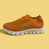 Sneaker Round Head Mesh Women Flat Shoes Breathable Trainer Walking Platform Buttom Casual Sneaker Lace Up Tenis