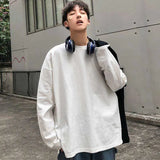 Retro Letter Print Women T Shirts Loose Harajuku Style Student Tees Autumn Wild Solid Cotton Tops Fashion