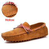 Size 38~47 Genuine Leather Loafers Hot Sale Driving Shoes Fashion Casual Shoes Original Design Summer Flats Moccasins