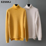 autumn winter oversize turtlenect thick wool cashmere sweater pullovers women long sleeve female casual big sweater