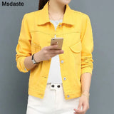 Coat Streetwear Style Women's Jacket Jeans Boyfriend Outwear Female New Spring Autumn Casual Cowboy Outwear Jackets