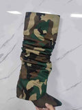 Breakj New Pointed Wrinkled Boots High Heel Long Women's Fashion And Knee Pile