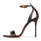 Lady's Fashionable And Elegant Large-Size Open-Toed High-Heeled