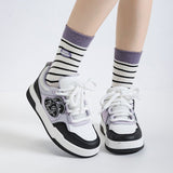 Breakj Bottom Small White Shoes Female 2024 Autumn Spring Fire New Casual Joker Funny Rabbit Student Board