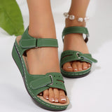 Breakj 2025 Large-Size Casual Fish-Mouthed Sandals Hot Roman Breeze Sandals Women Wear Magic