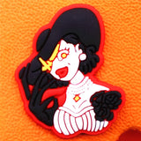 Shipping Female Vampire Daily Life PVC Croc Charms Accessories Caring for Women Shoe Jibz Buckle Decorations Girls