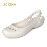 Women's fashion Clog Shoes Sandals Sweet Cute Jelly Shoes Women Casual Sandals Garden Lady Beach Plastic Shoes