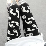 Printed Leggings Women Workout Polyester High Waist Leggins Fitness Gym Activewear Pencil