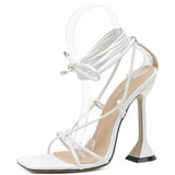 Summer New Women Sandals Sexy High Heel Shoes Woman Gladiator Clip Toe Bandage Buckle Strap Ladies Fashion Stiletto