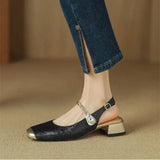 Breakj Explosion Of The New Chinese Style Mary Jane Sandals Bao Behind The Empty Women's Singles Shoes 2025 Summer New