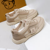 Breakj Small White Shoes Student Korean Version Female 2025 Summer New Platform Increased Breathable Casual Shoes Street Shot