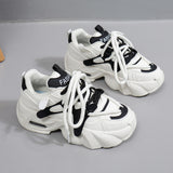 Breakj Korean Version Of The New Dad Shoes Female 2024 Spring Student Sports Running Shoes Casual Shoes Platform Shoes