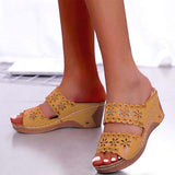 Sandals New Fashion Women Shoes Casual Lightweight Breathable Slip-on Shoes Women Wedge Platform Sneakers Sandalias