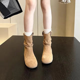 Breakj Boots Women 2025 New Brysted Blaws Vintage Gentle Muillard Street Heap