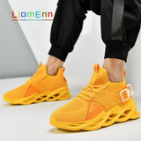 Women's Sneakers 2021 Running Sports Shoes Women Tennis Men Mesh White Black Light Green Yellow Sneaker Vulcanize Size