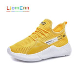 Women's Sneakers 2021 Light Running Sport Shoes Woman Yellow White Pink Breathable tenis Trainers Vulcanized Basket