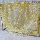 Female Wraps Women Lace Triangle Scarf Silk Flower Girls Tassel Casual Shawls and Scarves 18