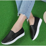 Sneakers 2021 Summer Sandals Soft Soled Ladies Flat Shoes Lace up Hollow out Breathable Casual Female Walking Shoes