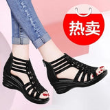 Women Slippers Heel Sandals Women's 2021 Summer New Fashion Heel Women's Sandales