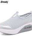 Women Casual Shoes 2023 Soft Bottom Walking Shoes Woman Air Mesh Vulcanize Shoes Summer Chunky Sneakers For Basket Femme