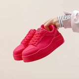 Breakj 2025 Spring Small White Shoes New Korean Ins Female Student Platform Ighten Sports Board Shoes Casual Street Shot MXF