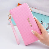 New Fashion Long Pu Women Wallet Clutch Women's Purse Best Phone Wallet Female Case Phone Pocket carteira