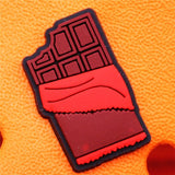 Food Style Shoe Charms Accessories Coffee Chocolate Beer Banana Apple Shoes Buckle Decorations Fit Kids X-mas Party