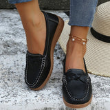 Breakj Autumn New Lefu Shoes Casual Shoes Bean Shoes Large Size Women's Shoes Flat Heel Elderly Mother Shoes Women's Single