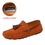 Genuine Leather Men Shoes Spring Fashion Leather Men Loafers Flats New High Quality Casual Shoes For Men Driving