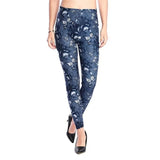 Fashion Women Hot Leggings Floral Print Fitness Leggins Sexy Legging High Waist Workout Leggin Elastic Pants Drop