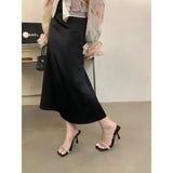 New Summer Square Head Open Toe Thin With Rhinestone High Heel Solid Color Women's Sandals Spot