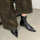 Breakj Short Boots Women 2025 Autumn And Winter New Boots Thick And Short-Cular Women Boots Small Thin Skin Boots High Heels Martin