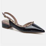 Breakj Nude Little Scented Single Shoes Women 2025 New Rivet Hollow Shoes Summer Skirt Wearing High Heel