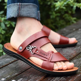New Summer Men's Open-toed Sandals Fashion Trend Beach Shoes Slippers Men's Sandals Mens Sandals Summer Leather