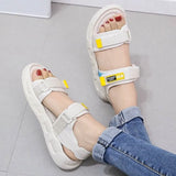Women's Sports Sandals In The Summer Of 2024, The New Thick-Soled Muffins, Leisure Students, Beach Shoes, Velcro Shoes Are In