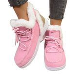 Breakj Snow Boots Women 2025 Winter New Warm And Anti-Slip In Add-On Cotton Boots With Waterproof And Tuff