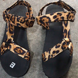 Flat Sandals graffiti Bandana Shoes Summer Outdoor Platform Sandals Open Toe Cute Bow Casual Ladies Beach Shoes