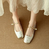 Breakj Explosion Of The New Chinese Style Mary Jane Sandals Bao Behind The Empty Women's Singles Shoes 2025 Summer New