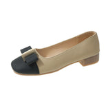 Fragrant Style Thick Heels Women's Spring And Autumn 2023 New Style Temperament Light-Mouth French Medium